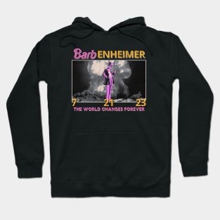 Barbenheimer 2023 Vintage Look Design Hoodie